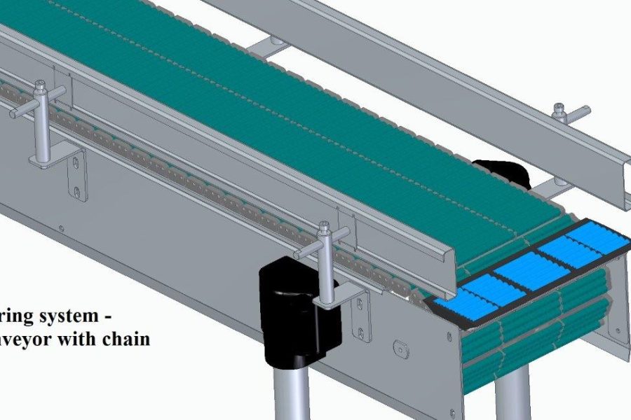 buffer conveyor with chain